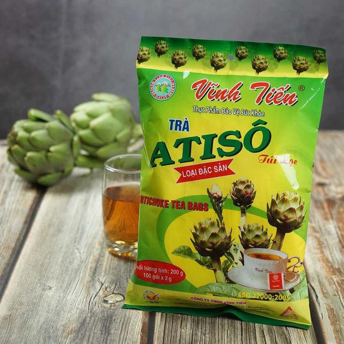 Hình ảnh Trà Atiso Vĩnh Tiến - Tinh hoa thảo dược từ thiên nhiên, mang đến sự thanh mát cho cơ thể và tâm hồn.