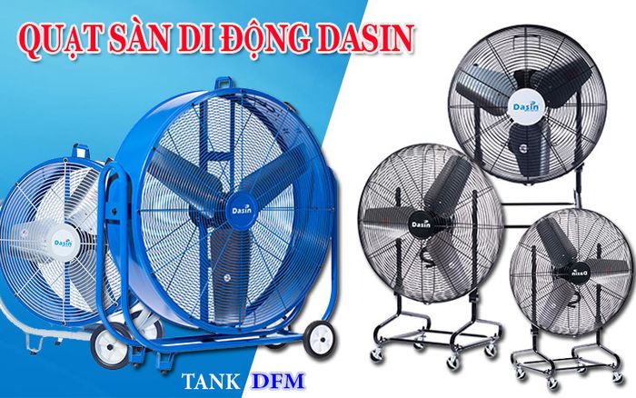 Hình ảnh hệ thống quạt công nghiệp Dasin đang vận hành tại nhà máy