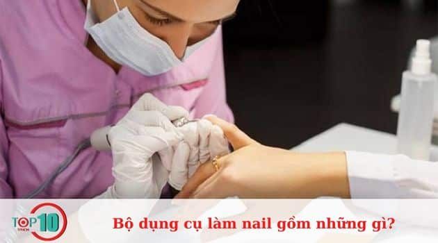 Bộ dụng cụ bảo hộ nail chuyên nghiệp