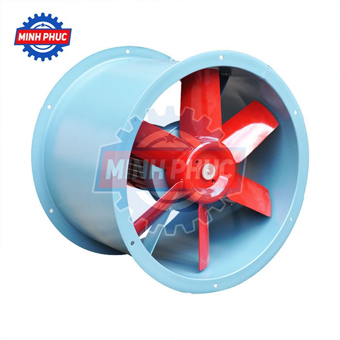 Hình ảnh dây chuyền sản xuất quạt công nghiệp hiện đại tại Minh Phúc