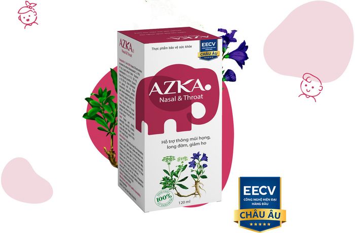 Hình ảnh sản phẩm AZKA Nasal & Throat - Siro thảo dược công nghệ Đức