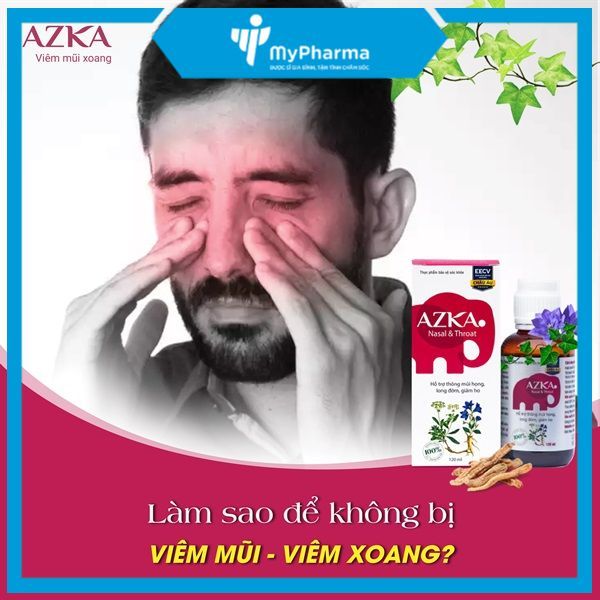 Hình ảnh chi tiết AZKA Nasal & Throat - Thành phần thảo dược chuẩn hóa