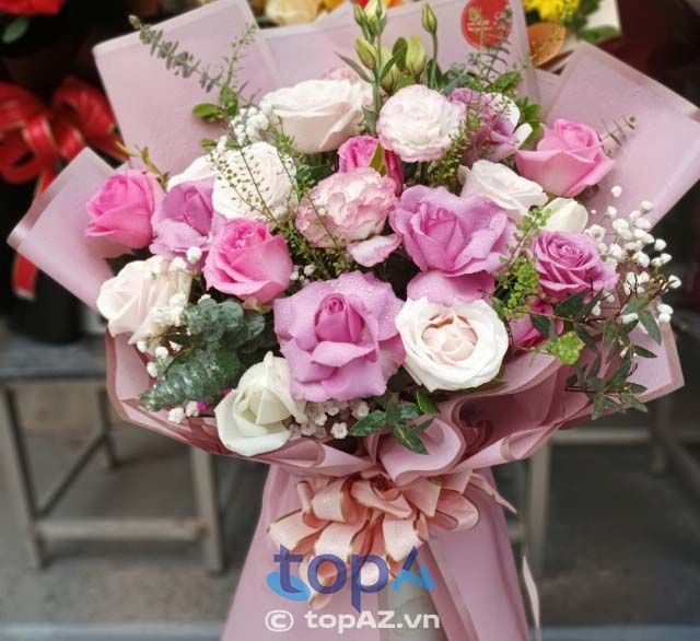 Địa chỉ shop hoa sinh nhật đẹp nhất tại trái tim Hà Nội