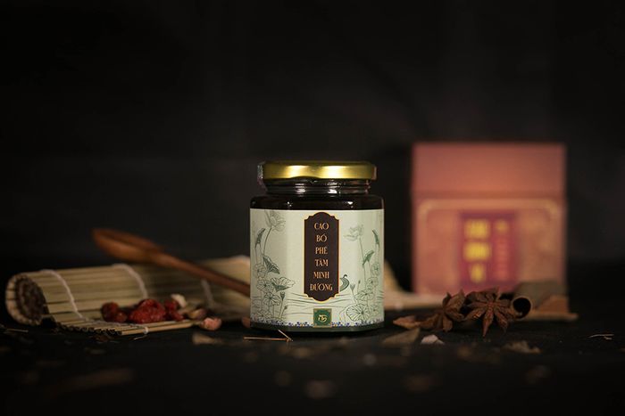 Hình ảnh Cao Bổ Phế Tâm Minh Đường - Sản phẩm trị ho thảo dược