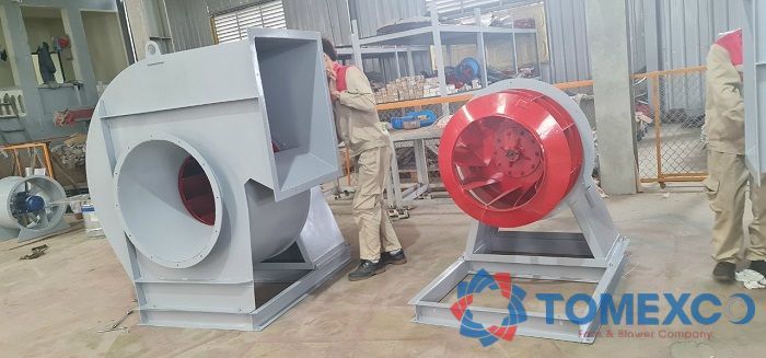 Hình ảnh quạt trần công nghiệp HVLS Tomexco đạt chuẩn Châu Âu