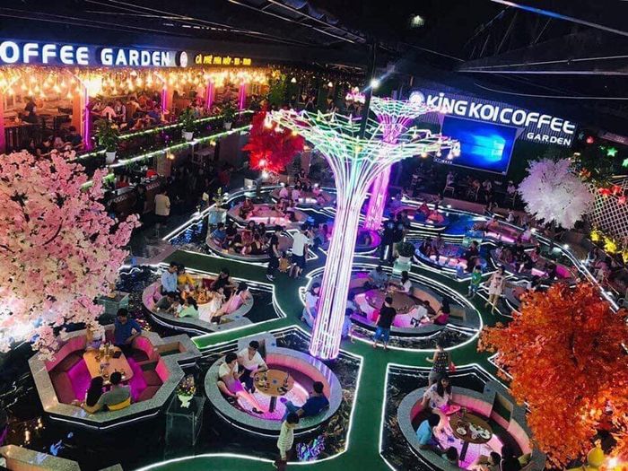 King Koi Coffee Garden - Khoảnh khắc bình yên bên hồ cá Koi Nhật