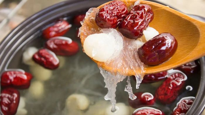 Yến chưng táo đỏ - Món ngon dưỡng sinh