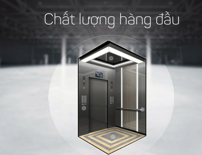 Hình ảnh thực tế số 1 về các công trình thang máy tiêu biểu của Đại Phong