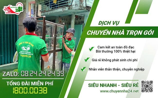 Giải pháp chuyển nhà trọn gói từ Chuyển Nhà 24H