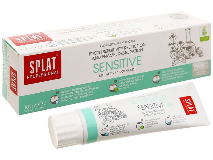 Hình ảnh kem đánh răng thảo mộc SPLAT SENSITIVE cho răng nhạy cảm - Ảnh 1