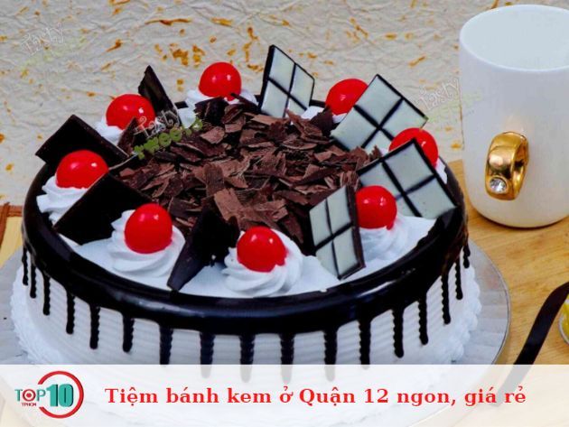Tiệm bánh kem Quận 12 vừa ngon vừa hợp lý về giá