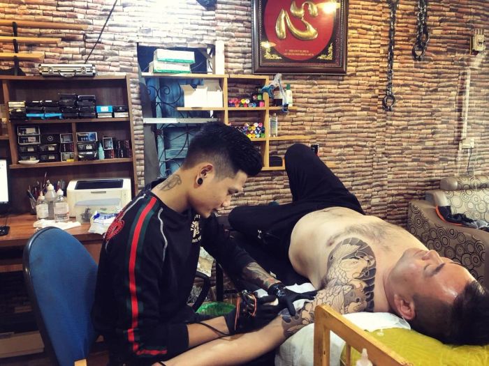 Không gian sáng tạo tại Đoàn Đắc Tattoo 98 - Ảnh 1