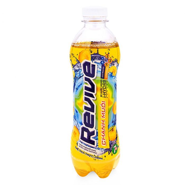 Hình ảnh chai Nước Chanh Muối Revive thiết kế thể thao