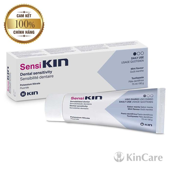 Hình ảnh kem đánh răng SensiKin cho răng nhạy cảm - Ảnh 1