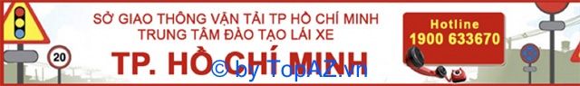 Đơn vị đào tạo lái xe trực thuộc Sở GTVT TP.HCM, đảm bảo chất lượng theo tiêu chuẩn nhà nước