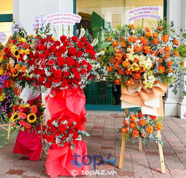 Gợi ý địa chỉ cung cấp hoa khai trương đẹp mắt, chất lượng tại quận Tây Hồ