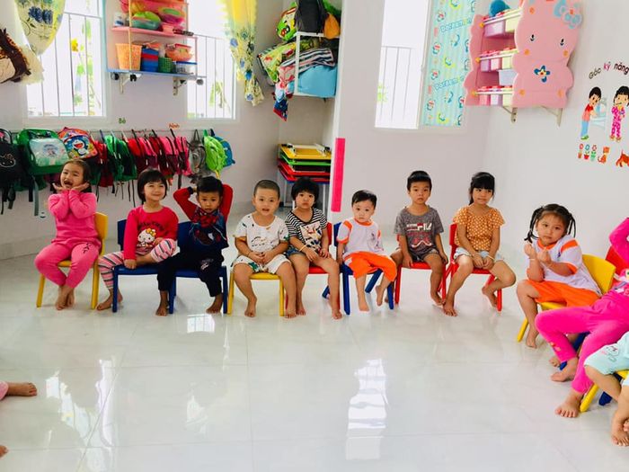 Hình ảnh khu vui chơi ngoài trời tại Trường Mầm Non Hương Sen