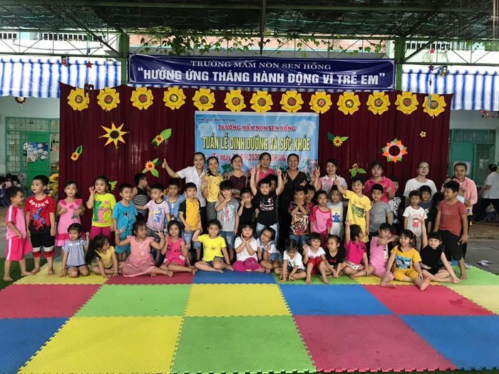 Hình ảnh không gian học tập tại Trường MN Sen Hồng