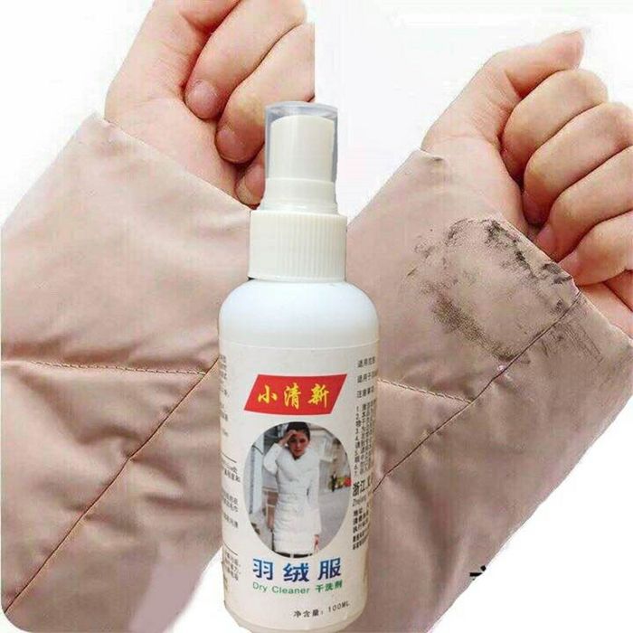 Hình ảnh minh họa hiệu quả tẩy mốc của Dry Cleaner trên các loại vải