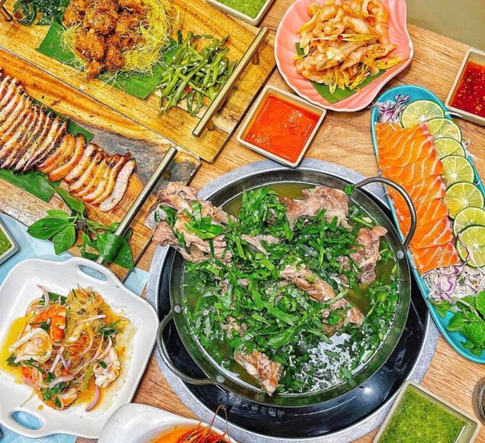 Nghệ thuật sắp đặt món ăn đậm chất Thái Lan