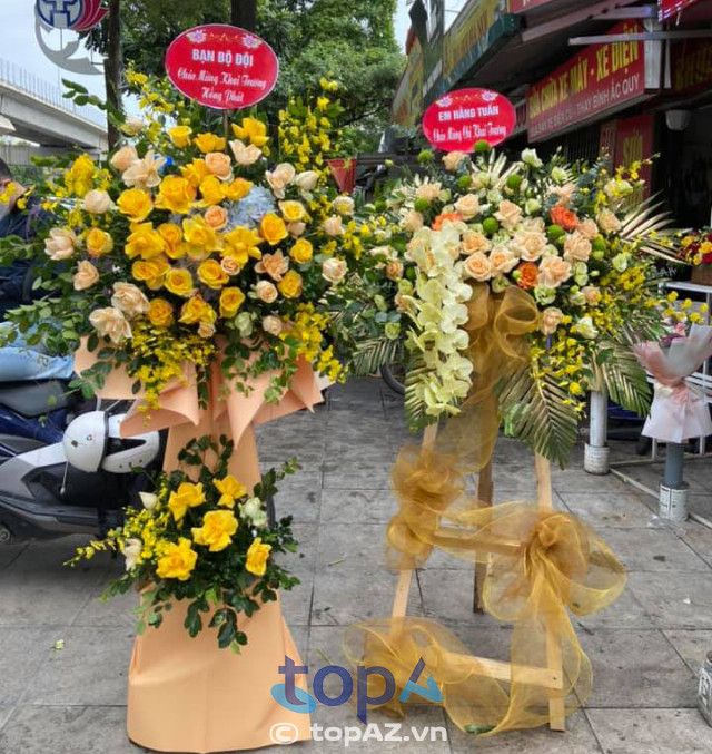 Gợi ý địa chỉ shop hoa khai trương chất lượng với thiết kế đẹp mắt tại quận Tây Hồ
