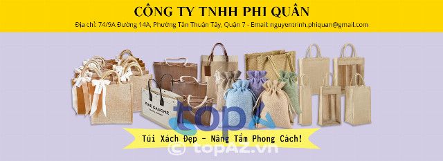 Công ty chuyên sản xuất túi vải đay theo yêu cầu tại TPHCM