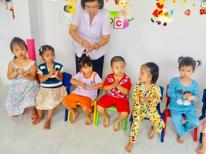 Hình ảnh không gian học tập sáng tạo tại Trường Mầm Non Hương Sen