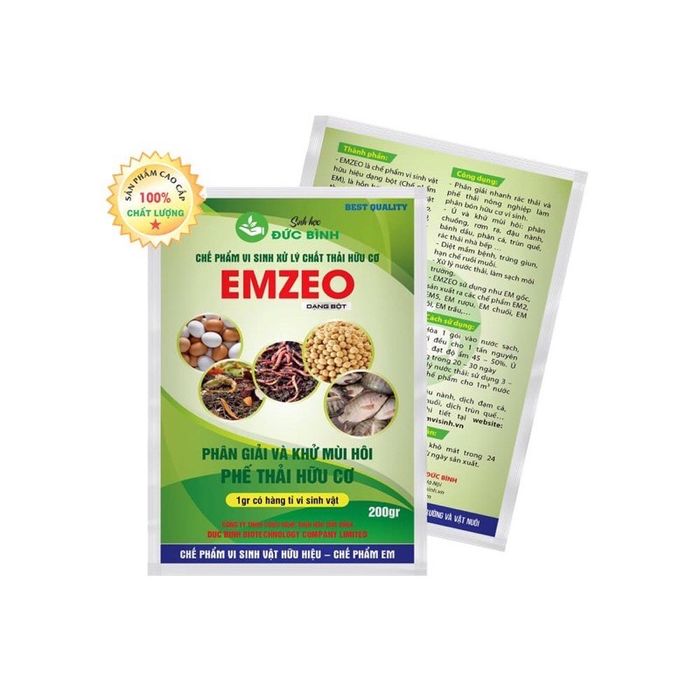 Chế phẩm EMZEO xử lý chất thải hữu cơ - Hình ảnh 1