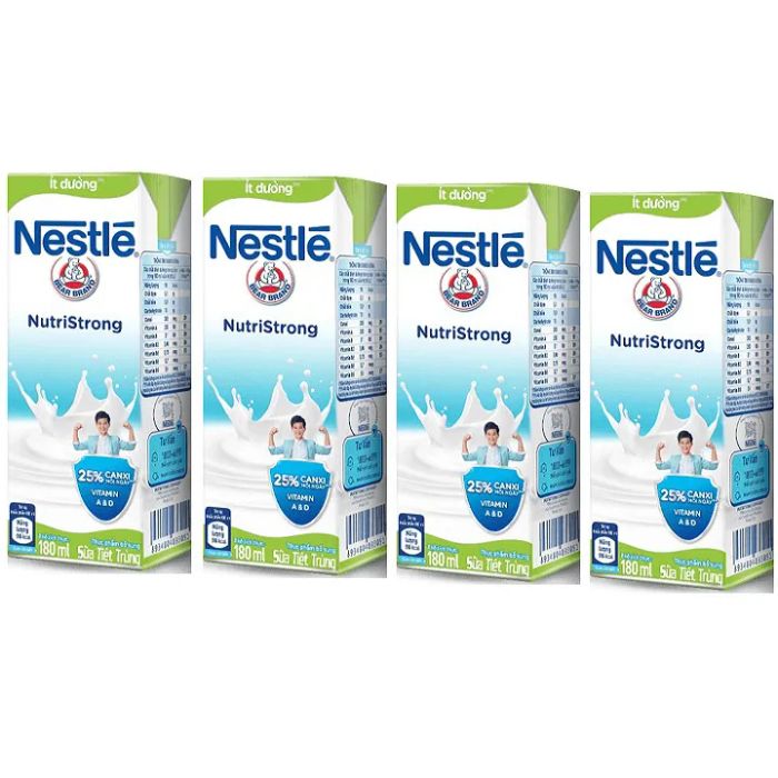 Hình ảnh đặc trưng sữa tươi Nestlé nguyên chất