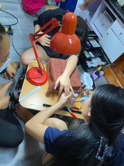 Hình ảnh lớp học thực hành tại Thảo Mít Nail (ảnh 2)