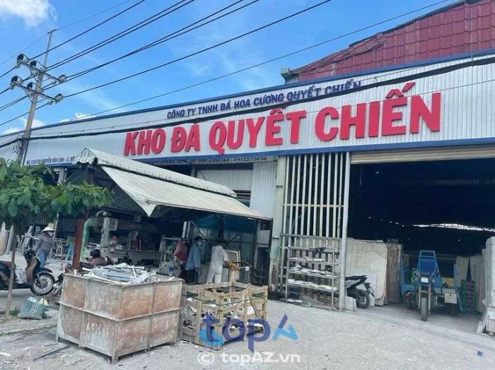 Đơn vị thi công đá hoa cương Quyết Chiến tại huyện Bình Chánh cam kết mang đến dịch vụ chất lượng vượt trội với đội ngũ nhân viên lành nghề và sản phẩm đá hoa cương cao cấp.