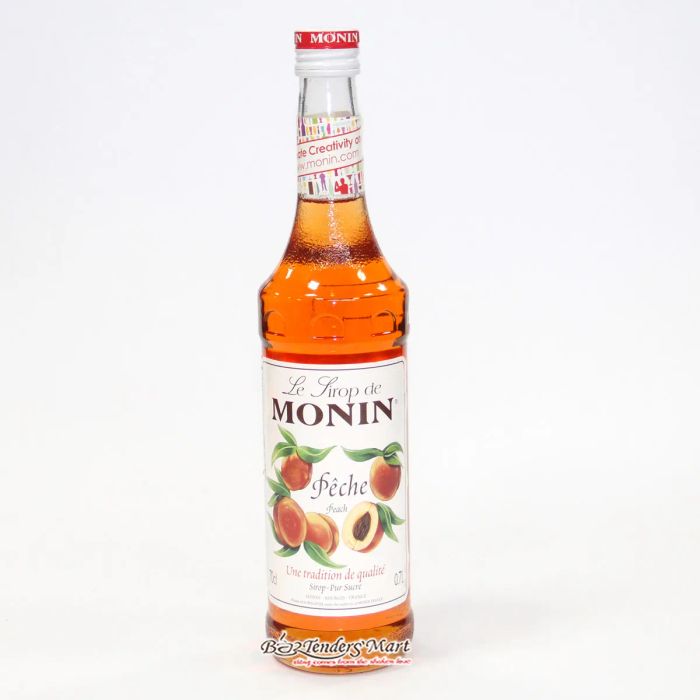 Hình ảnh Siro Monin Đào (phiên bản 2) - Sang trọng từ bao bì