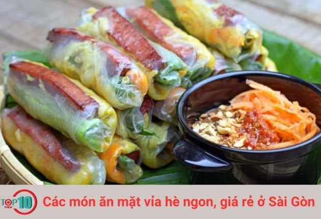 Bò Bía – Món Cuốn Đặc Sắc Tại Sài Gòn