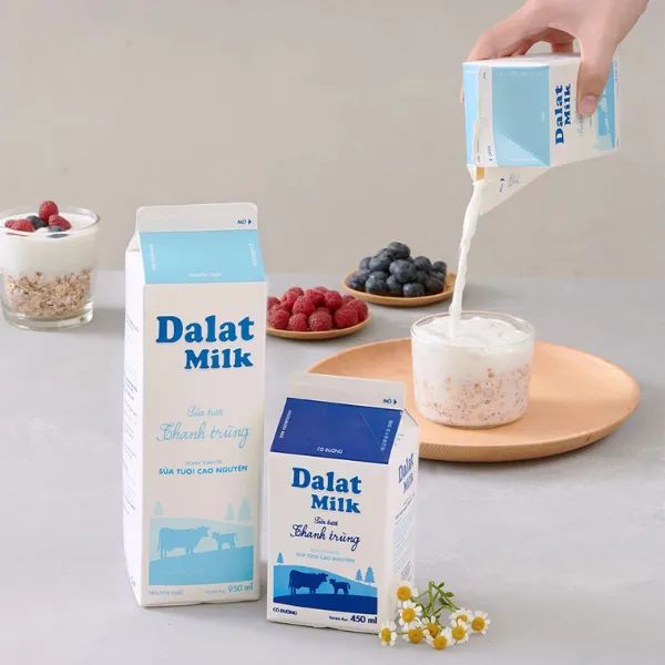 Hình ảnh sản phẩm sữa tươi Dalat Milk