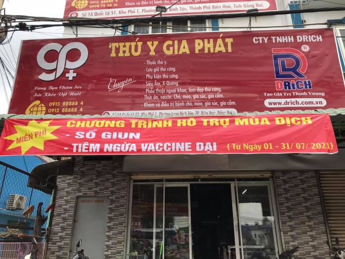 Hình ảnh cơ sở vật chất hiện đại tại Thú Y Gia Phát