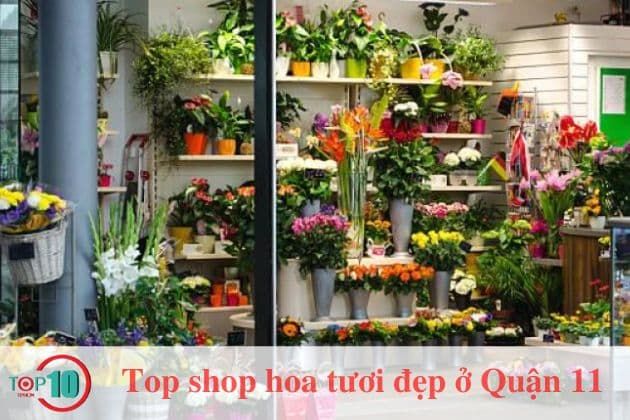 Điểm danh những shop hoa tươi chất lượng nhất Quận 11