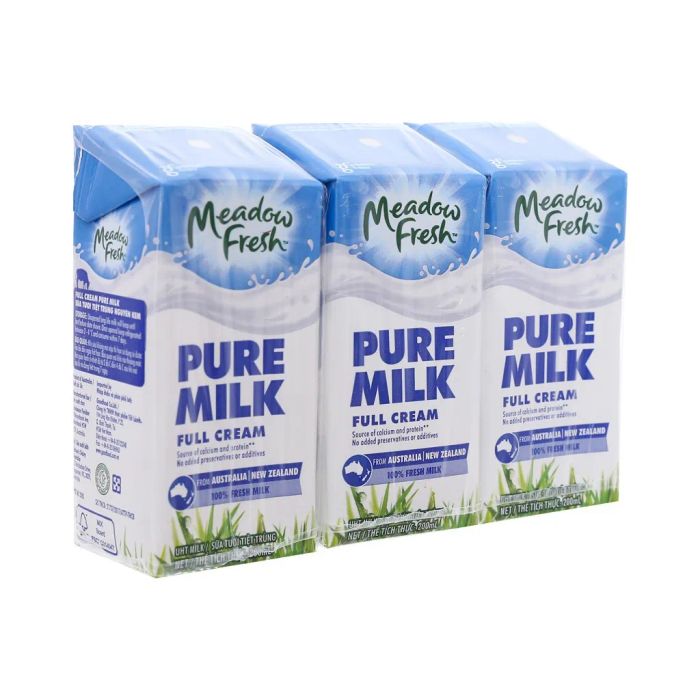 Hình ảnh đặc trưng sữa tươi Meadow Fresh cao cấp