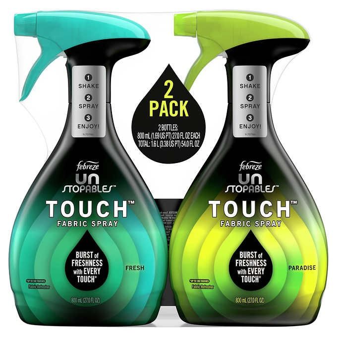 Nước xịt thơm quần áo Febreze UnStopables Touch Fabric Spray ảnh 1