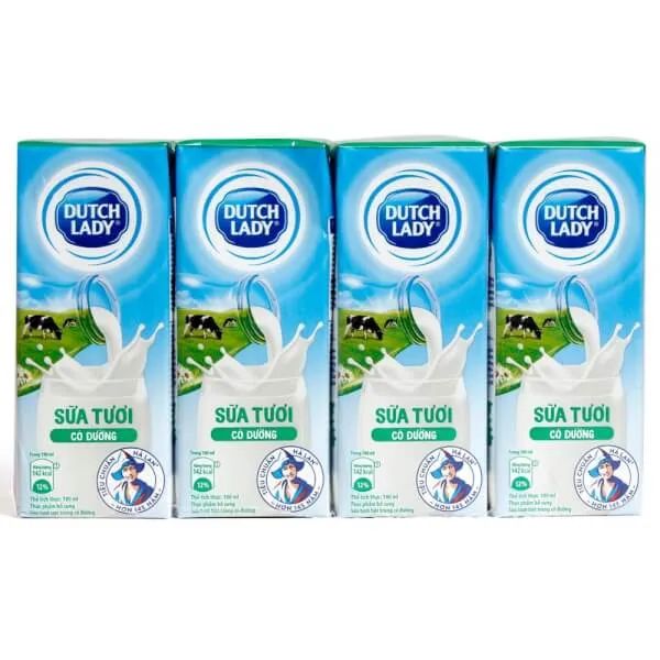 Hình ảnh dòng sản phẩm sữa tươi Dutch Lady Organic