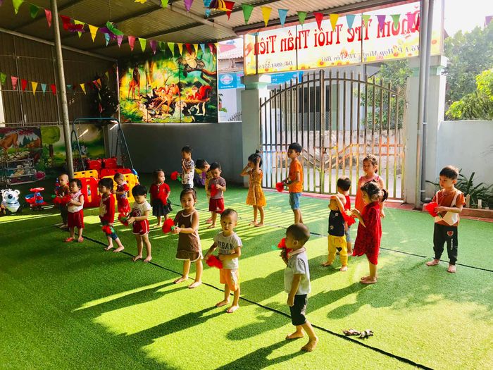 Hình ảnh hoạt động học tập vui nhộn tại Tuổi Thần Tiên Kindergarten