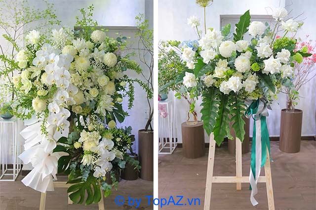 Địa chỉ cung cấp hoa viếng đám tang với mẫu mã đẹp mắt tại quận Phú Nhuận