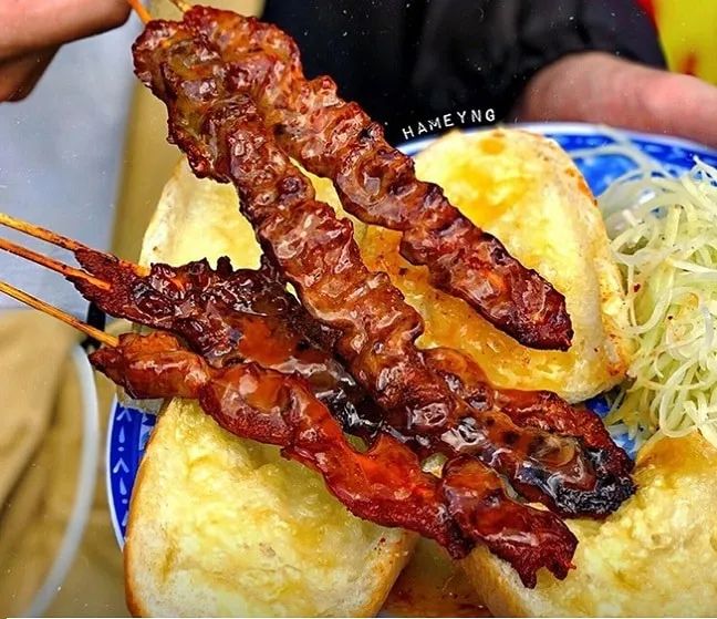 Bánh mì bò nướng bơ kiểu Campuchia