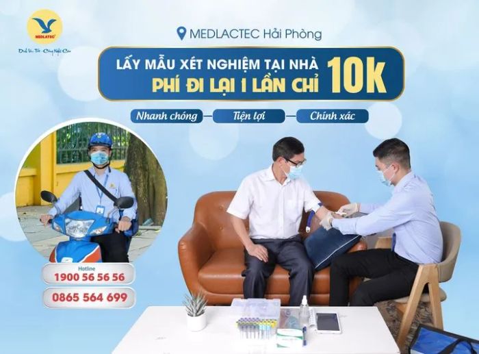 Phòng xét nghiệm đạt chuẩn tại MEDLATEC Hải Phòng