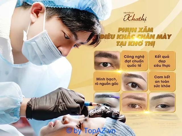 Địa chỉ phun thêu chân mày uy tín tại TPHCM