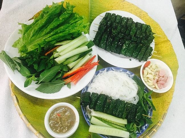 Bò lá lốt tại Nấu ăn Diệu Lý