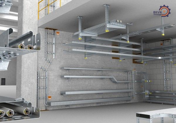 Hình ảnh nhà máy sản xuất và sản phẩm thang máng cáp đạt chuẩn của Bách Khoa Việt Nam