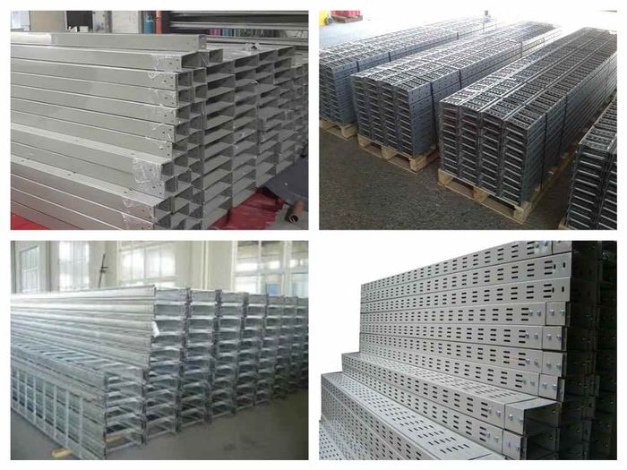 Hình ảnh thi công thang máng cáp chuyên nghiệp của Phúc Long Intech