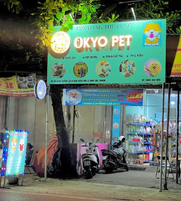 Okyo Pet Shop - Điểm hẹn chăm sóc thú cưng đáng tin cậy tại Bình Tân