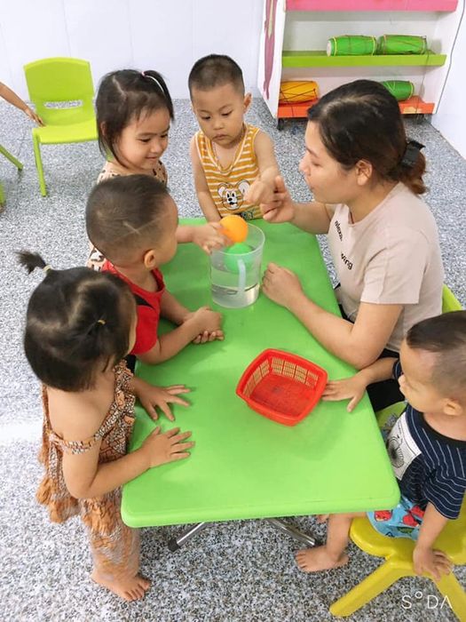 Hình ảnh hoạt động ngoại khóa sôi động tại Nhóm trẻ Họa Mi