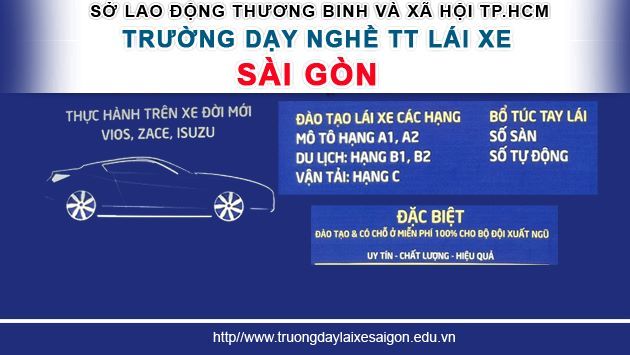 Trường đào tạo lái xe Sài Gòn